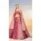Chiffon Embroidery Work Designer Wear Lehenga Choli In Pink - 142027323