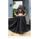 Cotton Gotta Kadi Work Festival Navratri Chaniya Choli In Black -145779589