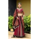 Cotton Gotta Kadi Work Festival Navratri Chaniya Choli In Maroon -145779592