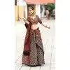 Cotton Gotta Kadi Work Festival Black Plus Size Navratri Chaniya Choli -145779595