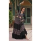 Rayon Printed Designer Wear Navratri Chaniya Choli In Black - 145909669