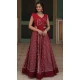 Rayon Printed Designer Wear Navratri Chaniya Choli In Maroon - 145909671