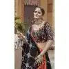 Orange Viscose Rayon Embroidered Plus Size Navratri Chaniya Choli - 146229863
