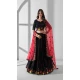 Black Georgette Embroidery Work Designer Lehenga Choli - 142677685