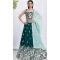 Green Georgette Embroidered Designer Wear Lehenga Choli - 144468772