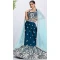 Teal Georgette Embroidered Designer Wear Lehenga Choli - 144468775