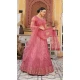 Georgette Embroidery Work Party Wear Lehenga Choli In Rose Pink - 9367186879