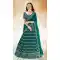 Green Georgette Embroidery Work Traditional Lehenga Choli - 9368186884