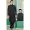 Black Banarasi Silk Embroidered Function Wear Men's Indo Western - 9376186933