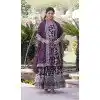 Viscose Embroidery Work Readymade Plus Size Party Wear Gown In Wine - 9382186991