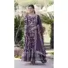 Viscose Embroidery Work Readymade Plus Size Party Wear Gown In Wine - 9382186991