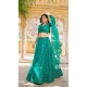 Rama Blue Net Embroidery Work Party Wear Lehenga Choli - 9397187055