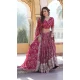 Viscose Embroidery Work Traditional Wear Lehenga Choli In Rani Pink - 9400187070