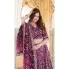 Viscose Embroidery Work Traditional Wear Plus Size Lehenga Choli In Wine - 9400187071