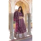 Viscose Embroidery Work Traditional Wear Lehenga Choli In Wine - 9400187071