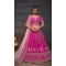 Silk Embroidered Designer Wear Lehenga Choli In Pink - 143458141
