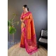 Orange Soft Silk Zari Weaving Work Traditional Wear Saree - 144979123 Orange Soft Silk Zari Weaving Work Traditional Wear Saree - 144979123