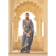 Silk Weaving Work Designer Party Wear Saree In Grey - 145489416