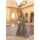 Silk Weaving Work Designer Party Wear Saree In Pista Green - 145489418