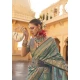 Silk Weaving Work Designer Party Wear Saree In Green - 145489423