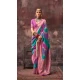 Rama Blue Rangkat Silk Weaving Work Traditional Party Wear Saree - 145499425
