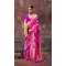 Pink Rangkat Silk Weaving Work Traditional Party Wear Saree - 145499426