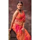 Red Rangkat Silk Weaving Work Traditional Party Wear Saree - 145499429