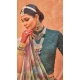 Silk Printed Party Wear Designer Saree In Multi Color - 146009714