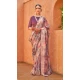 Silk Printed Party Wear Designer Saree In Purple - 146009715