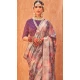 Silk Printed Party Wear Designer Saree In Purple - 146009715