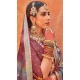 Silk Printed Party Wear Designer Saree In Mauve - 146009718