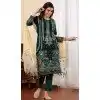 Georgette Embroidered Party Wear Plus Size Salwar Suit In Green - 9414187145