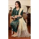Georgette Embroidered Party Wear Salwar Suit In Green - 9414187145