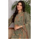 Green Georgette Embroidered Party Wear Salwar Suit - 9414187148