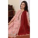 Georgette Embroidered Party Wear Salwar Suit In Pink Color - 9414187149