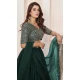 Georgette Embroidery Work Party Wear Lehenga Choli In Green - 9426187207