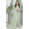 Fox Georgette Embroidered Pakistani Style Salwar Suit In Pista Green - 9429187227