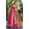 Mustard Tussar Silk Foil Print Work Traditional Wear Plus Size Lehenga Choli - 9445187297