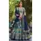 Sea Green Tussar Silk Foil Print Work Traditional Wear Lehenga Choli - 9445187299