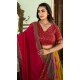 Tussar Silk Foil Print Work Navratri Chaniya Choli In Mustard - 9489187545