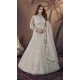 Off White Premium Net Sequins Work Wedding Wear Lehenga Choli - 9496187606