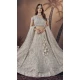 Premium Net Off White Sequins Work Wedding Wear Lehenga Choli - 9496187610