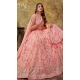 Baby Pink Georgette Embroidery Work Wedding Wear Lehenga Choli - 9501187623