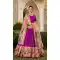Purple Jacquard Silk Zari Work Traditional Wear Lehenga Choli - 9503187633