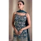 Georgette Embroidery Party Wear Sharara Suit In Rama Blue Color - 9512187702
