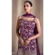 Georgette Embroidery Party Wear Sharara Suit In Purple - 9512187703