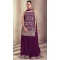 Georgette Embroidery Party Wear Sharara Suit In Purple - 9512187703
