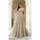 Ivory Butterfly Net Embroidery Work Lehenga Choli - 9536187908