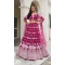 Dark Pink Butterfly Net Embroidery Work Lehenga Choli - 9536187909