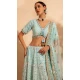 Georgette Sequins Work Readymade Lehenga Choli In Sky Blue - 9537187913